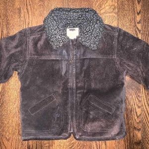 BABY GAP BROWN SUEDE UNISEX JACKET!!!